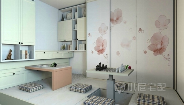 106㎡/三室一廳一衛/混搭