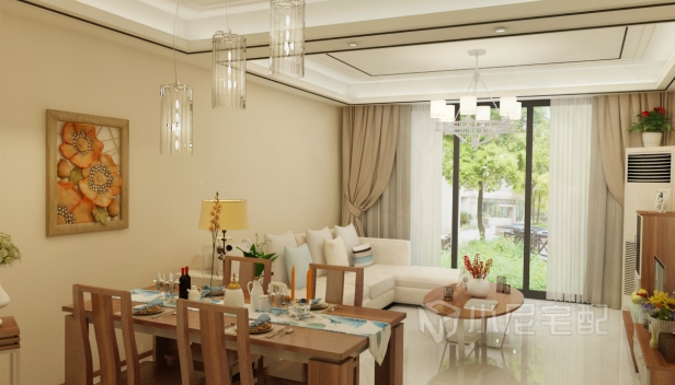 93㎡/兩室一廳一衛/簡約