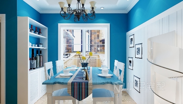 86.7㎡/三室兩廳兩衛/地中海