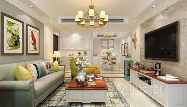 120㎡/兩室兩廳一衛/混搭