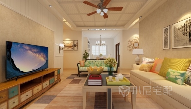 92㎡/三室兩廳一衛/美式