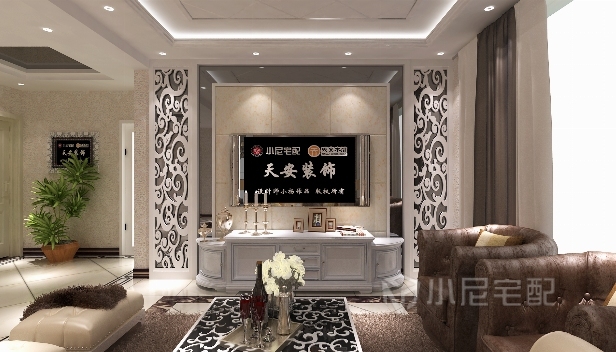 109㎡/三室兩廳一衛/混搭