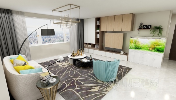 111.58㎡/三室一廳兩衛(wèi)/現(xiàn)代