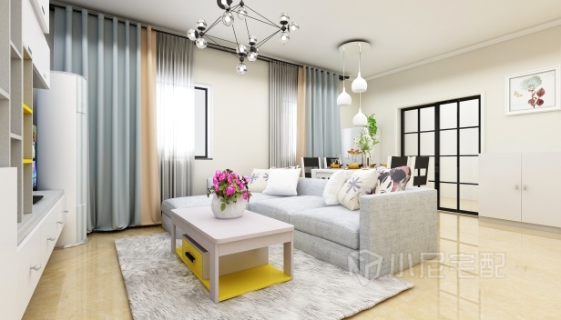 100㎡/三室兩廳一衛/現代