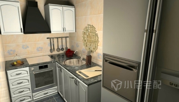 64㎡/兩室兩廳一衛/混搭