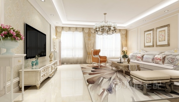 150㎡/三室兩廳兩衛/歐式