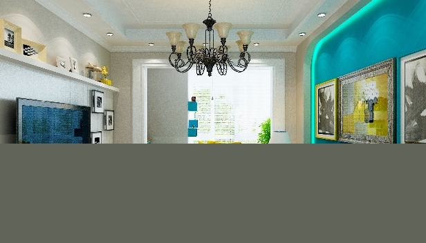 86.7㎡/三室兩廳兩衛/地中海