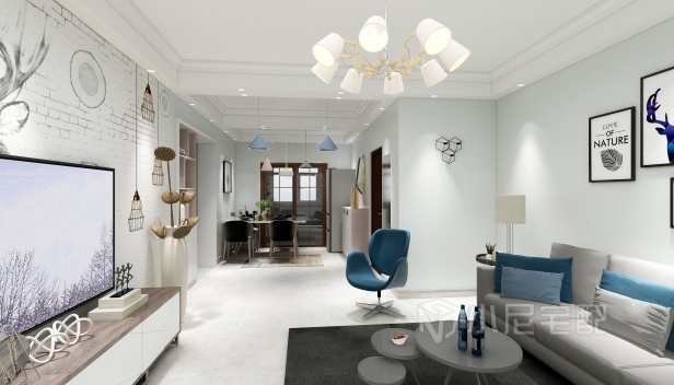 135㎡/兩室兩廳兩衛/簡約