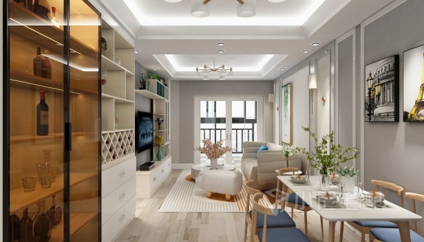 80㎡/兩室兩廳一衛/現代