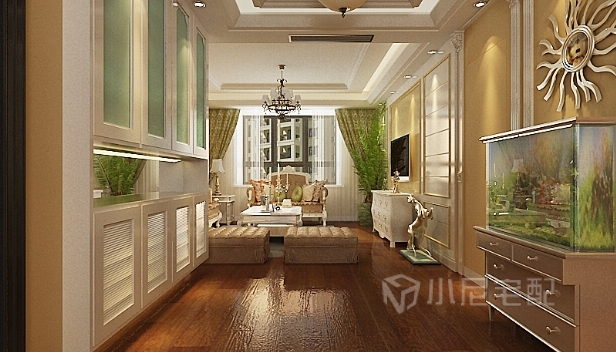 128㎡/三室兩廳兩衛/歐式