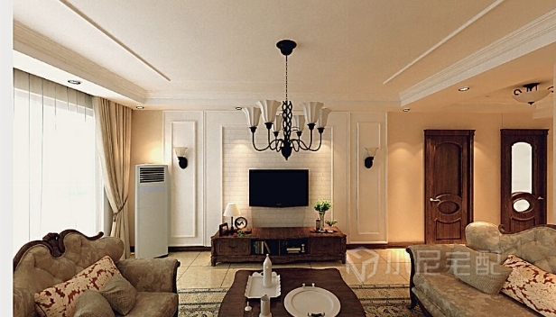 138㎡/三室兩廳兩衛/美式