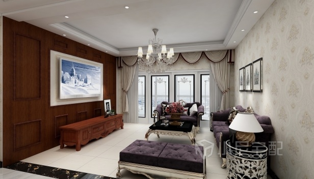 160㎡/四室兩廳兩衛/美式