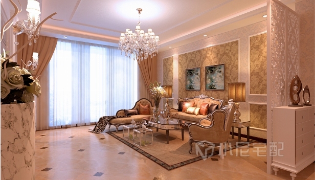 136㎡/三室兩廳兩衛/歐式