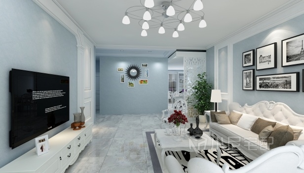 150㎡/三室兩廳兩衛/美式