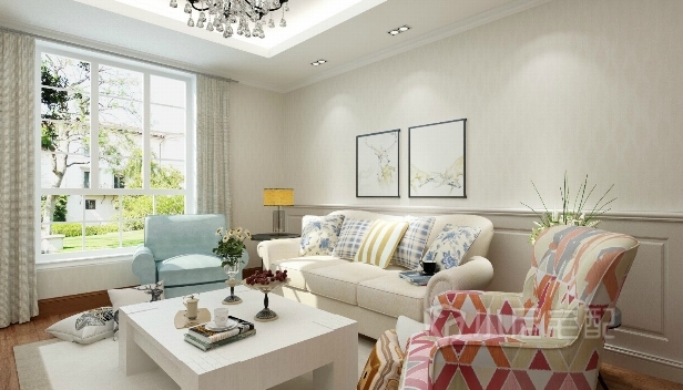 130㎡/三室一廳兩衛/美式