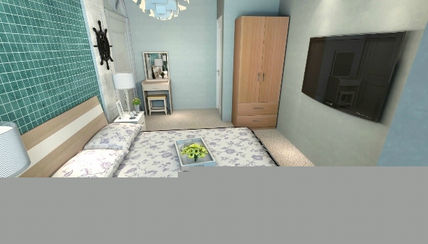 90.78㎡/三室一廳兩衛/混搭