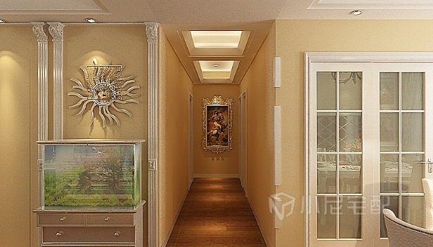 128㎡/三室兩廳兩衛/歐式