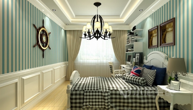 86.7㎡/三室兩廳兩衛/地中海