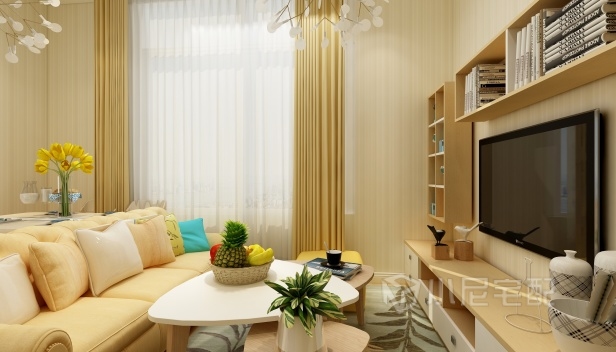 41.6㎡/兩室一廳兩衛/田園