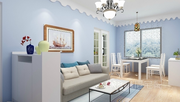 88㎡/兩室兩廳一衛/地中海